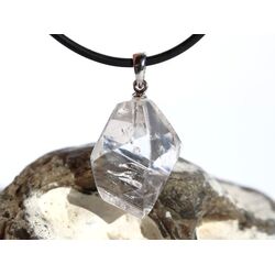 Danburit Kristall / Schmuckstein Anh�nger Silber�se -...