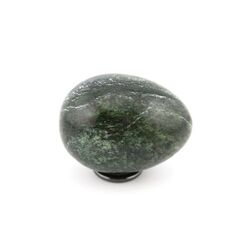 Silberaugen-Serpentin - Edelstein-Ei - ca. 5,1 cm