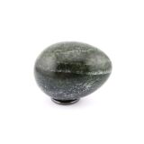 Silberaugen-Serpentin - Edelstein-Ei - ca. 5,1 cm