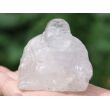 Bergkristall Buddha Figur / Aufsteller - ca. 5,6 cm x 6 cm x 4,3 cm