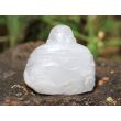 Bergkristall Buddha Figur / Aufsteller - ca. 5,6 cm x 6 cm x 4,3 cm