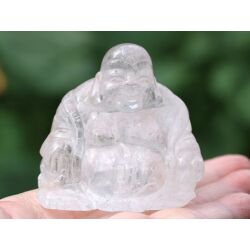 Bergkristall Buddha Figur / Aufsteller - Sonderqualität - ca. 5,9 cm x 6,2 cm x 4,3 cm
