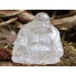Bergkristall Buddha Figur / Aufsteller - Sonderqualität - ca. 5,9 cm x 6,2 cm x 4,3 cm