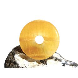 Calcit orange (Orangencalcit) Donut 40 mm (6 mm stark) - AA-Sonderqualit�t -