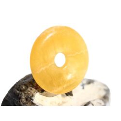 Calcit orange (Orangencalcit) Donut 40 mm (6 mm stark) - AA-Sonderqualit�t -