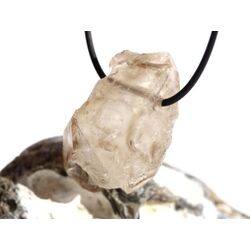 Rauchquarz hell Skelettquarz / Elestial XXL Natur-Kristall-Doppelender gebohrt - Raritt - Sonderqualitt - ca. 4,2 cm x 2,9 cm x 2 cm (GKS)