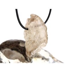 Rauchquarz hell Skelettquarz / Elestial XXL Natur-Kristall-Doppelender gebohrt - Raritt - Sonderqualitt - ca. 4,2 cm x 2,9 cm x 2 cm (GKS)