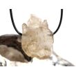 Rauchquarz hell "Skelettquarz / Elestial" XL Natur-Kristall-Doppelender gebohrt - Rarität - Sonderqualität - ca. 3,8 cm x 2,6 cm x 2,1 cm