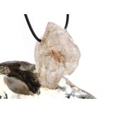 Rauchquarz hell "Skelettquarz / Elestial" XXL Natur-Kristall gebohrt - Rarität - Sonderqualität - ca. 4,2 cm x 3,1 cm x 2,4 cm