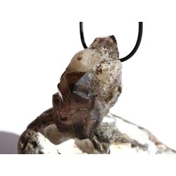 Rauchquarz dunkel + hell Skelettquarz / Elestial XXXL Natur-Kristalle - Raritt - Sonderqualitt - ca. 5,1 cm x 2,6 cm x 2,4 cm