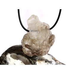 Rauchquarz hell Skelettquarz / Elestial XXL Natur-Kristallstufe Doppelender gebohrt - Raritt - Sonderqualitt - ca. 4,6 cm x 3,8 cm x 1,9 cm