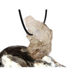 Rauchquarz hell Skelettquarz / Elestial XXL Natur-Kristallstufe Doppelender gebohrt - Raritt - Sonderqualitt - ca. 4,6 cm x 3,8 cm x 1,9 cm
