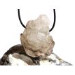 Rauchquarz hell "Skelettquarz / Elestial" XXL Natur-Kristallstufe Doppelender gebohrt - Rarität - Sonderqualität - ca. 4,6 cm x 3,8 cm x 1,9 cm