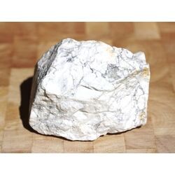 Magnesit XXL Rohstein - ca. 7,3 cm x 5,6 cm x 5,5 cm (339 g)