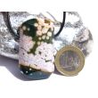 Ozeanachat XXL Schmuckstein Cabochon gebohrt (Ozeanchalcedon / Ozeanjaspis) - Sonderqualität - ca. 4,5 cm x 2,8 cm x 1 cm