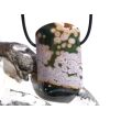 Ozeanachat XXL Schmuckstein Cabochon gebohrt (Ozeanchalcedon / Ozeanjaspis) - Sonderqualität - ca. 4,5 cm x 2,8 cm x 1 cm
