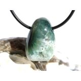 Ozeanachat Trommelstein gebohrt (Ozeanchalcedon / Ozeanjaspis) - schöne Qualität - ca. 2,6 cm x 1,8 cm x 1,5 cm