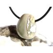 Ozeanachat Trommelstein gebohrt (Ozeanchalcedon / Ozeanjaspis) - ca. 2,2 cm x 1,8 cm x 1,2 cm