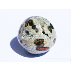 Ozeanachat XL Trommelstein / Handschmeichler (Ozeanchalcedon / Ozeanjaspis) - ca. 3,4 cm x 3,6 cm x 3,4 cm