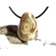 Ozeanachat Trommelstein gebohrt (Ozeanchalcedon / Ozeanjaspis) - schöne Qualität - ca. 2,7 cm x 2 cm x 1,6 cm