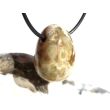 Ozeanachat Trommelstein gebohrt (Ozeanchalcedon / Ozeanjaspis) - schöne Qualität - ca. 2,7 cm x 2 cm x 1,6 cm