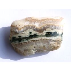 Ozeanachat XXXL Rohstein mit Anschliff (Ozeanchalcedon / Ozeanjaspis) - Sonderqualitt - ca. 5,9 cm x 3,9 cm x 1,7 cm
