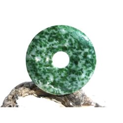 Prasem Afrkanische Jade Donut 35 mm (5,7 mm stark)