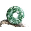 Prasem "Afrikanische Jade" Donut 30 mm (5 mm stark)