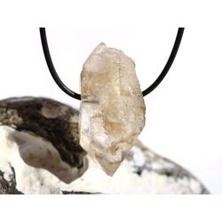Rauchquarz hell Skelettquarz / Elestial XXL Natur-Kristall-Doppelender gebohrt - Raritt - Sonderqualitt - ca. 4,3 cm x 2,4 cm x 2 cm