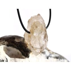 Rauchquarz hell Skelettquarz / Elestial XXL Natur-Kristall-Doppelender gebohrt - Raritt - Sonderqualitt - ca. 4,3 cm x 2,4 cm x 2 cm