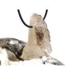 Rauchquarz hell "Skelettquarz / Elestial" XXL Natur-Kristall-Stufe gebohrt - Rarität - Sonderqualität - ca. 4,4 cm x 3,4 cm x 1,6 cm