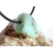 Chrysopras Schmuckstein / Trommelstein gebohrt - ca. 2,1 cm x 1,7 cm x 1,6 cm