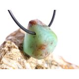 Chrysopras Schmuckstein / Trommelstein gebohrt - ca. 2,2...