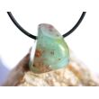 Chrysopras Schmuckstein / Trommelstein gebohrt - ca. 2,2 cm x 1,9 cm x 1,9 cm