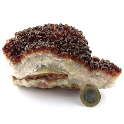 Citrin (gebr.) Kristallstufe - ca. 14 cm x 10 cm x 8 cm