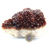 Citrin (gebr.) Kristallstufe - ca. 14 cm x 10 cm x 8 cm