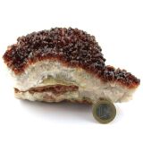Citrin (gebr.) Kristallstufe - ca. 14 cm x 10 cm x 8 cm