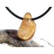 Citrin (gebr.) Trommelstein gebohrt - ca. 2,1 cm x 1,2 cm x 0,9 cm - Sonderqualität -