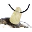 Citrin (gebr.) Trommelstein gebohrt - ca. 2,8 cm x 1,6 cm x 1,2 cm
