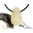 Citrin (gebr.) Trommelstein gebohrt - ca. 2,8 cm x 1,6 cm x 1,2 cm