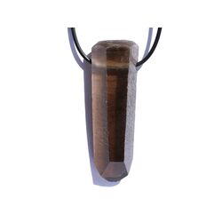 Rauchquarz dunkel Abzieher XXXL Kristallstab / Rohstein mit Spitze gebohrt, geschliff. - Handarbeit - AA-Sonderqual. - ca. 6,2 cm x 2,1 cm x 1,6 cm