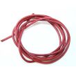 Rinderlederband weinrot - ca. 2 mm Durchm., ca. 1 m lang