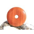 Jaspis gebändert "Malachit rot" Donut 30 mm (4,4 mm stark) - Sonderqualität -