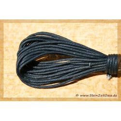 Baumwollband marine / dunkelblau - ca. 2 mm Durchm. x ca. 98 cm