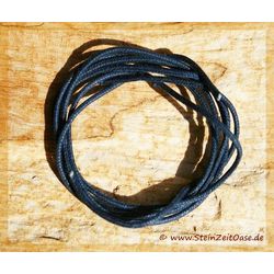Baumwollband marine / dunkelblau - ca. 2 mm Durchm. x ca. 98 cm