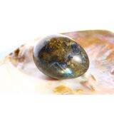 Labradorit - Edelstein-Ei - ca. 5,1 cm