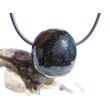 Bronzit-Gabbro / Galaxyit "Star Galaxy" Trommelstein gebohrt - Sonderqualität - Rarität - ca. 2,4 cm x 2,2 cm x 1,8 cm