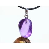 Amethyst mittelhell Trommelstein Anhänger...