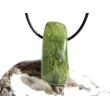 Vesuvian grün (Idokras) XXL Schmuckstein gebohrt - Sonderqualität - Rarität - Handarbeit - ca. 3,9 cm x 1,8 cm x 1,3 cm