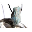 Larimar XXL Rohstein gebohrt  (Pektolith blau) - Rarität - ca. 4,1 cm x 2,2 cm x 2,1 cm